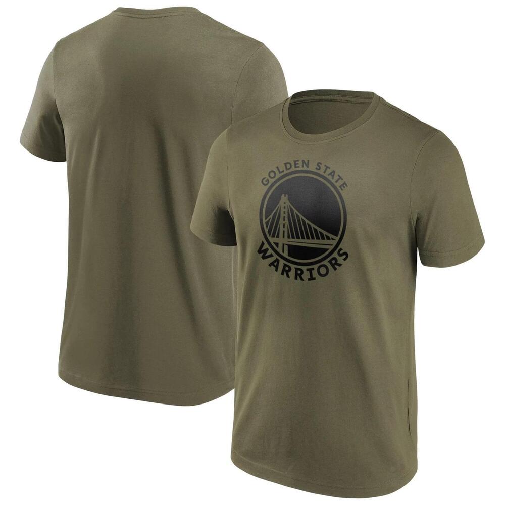 Golden State Warriors T-Shirt Mens Nba Logo Top - New